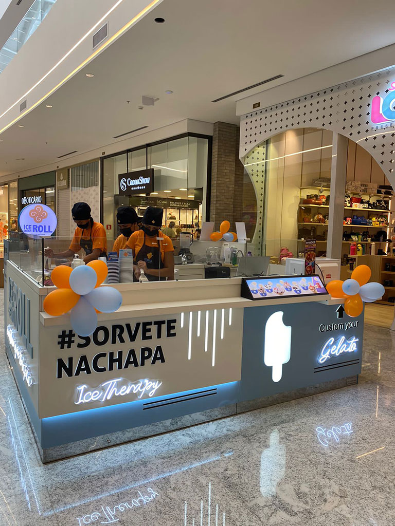 Ice Cream Roll - Franquia de Sorvete na Chapa - Quiosque Premium