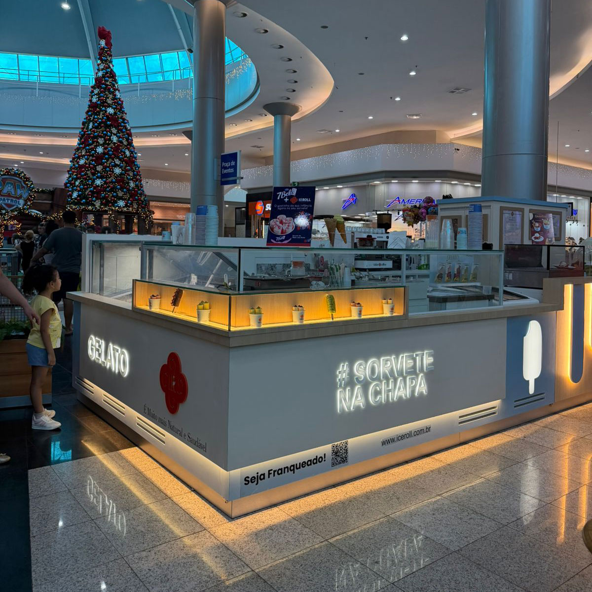 Ice Cream Roll - Franquia de Sorvete na Chapa - Quiosque Ice Roll Gelateria